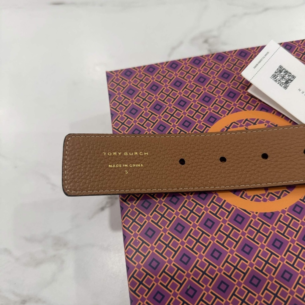 Tory Burch 1.5” Miller Reversible Belt Women’s Size Small - Picture 6 of 6